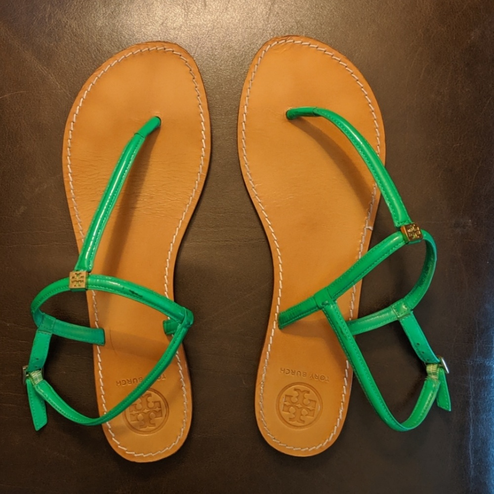 Tory Burch Alfie Thong leather sandal